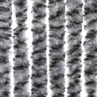 Thumbnail for Fliegenvorhang Grau, Schwarz und Weiß 100x230 cm Chenille