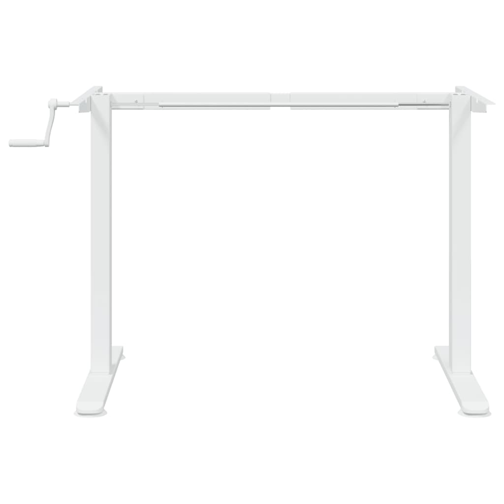 Gestell für Sitz-Steh-Schreibtische Weiß (94-135)x60x(70-114)cm