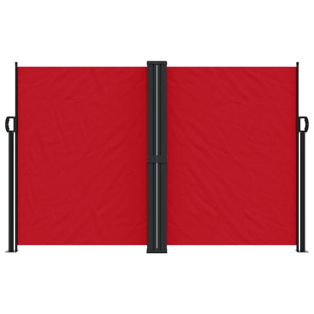 Seitenmarkise Ausziehbar Rot 160x1000 cm