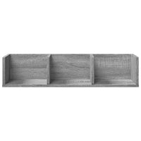 Thumbnail for Wandschrank Grau Sonoma-Eiche 75x18x16,5 cm Holzwerkstoff