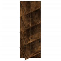 Thumbnail for Wand-Bücherregal mit 4 Fächern Räuchereiche 33x16x90 cm