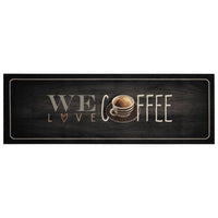 Thumbnail for Küchenteppich Waschbar Kaffee 60x180 cm Samt