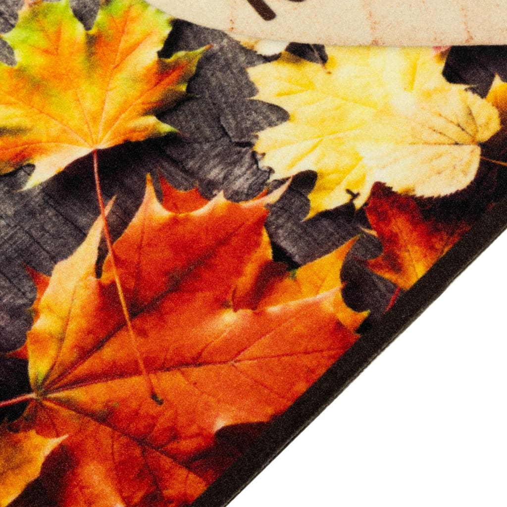 Küchenteppich Waschbar Herbst 45x150 cm Samt