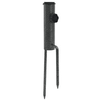 Thumbnail for Schirmständer mit Erdspießen 2 Stk. 9x35 cm Verzinkter Stahl