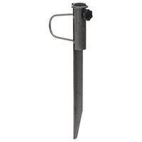 Thumbnail for Schirmständer mit Erdspießen 2 Stk. 19x42 cm Verzinkter Stahl