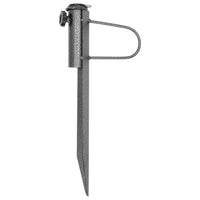 Thumbnail for Schirmständer mit Erdspießen 2 Stk. 19x42 cm Verzinkter Stahl