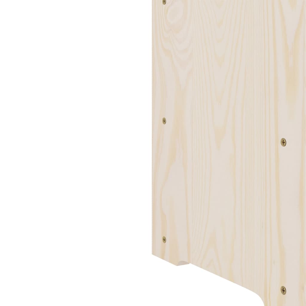 Weinregal 67,5x25x60 cm Massivholz Kiefer