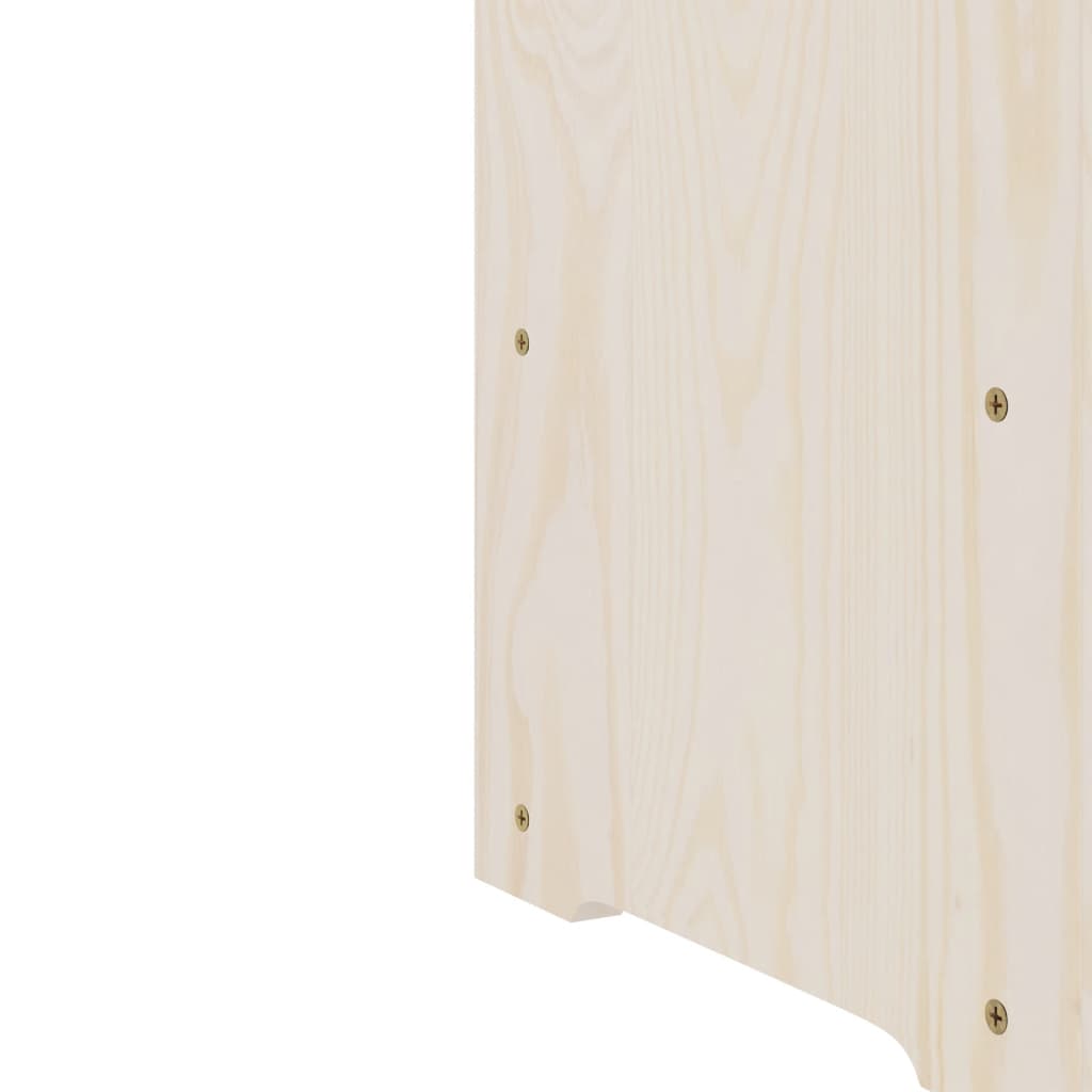 Weinregal mit Oberplatte 67,5x25x60 cm Massivholz Kiefer