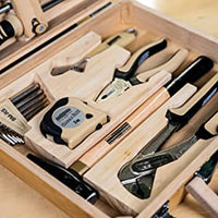 Thumbnail for Brüder Mannesmann 24-tlg. Werkzeug-Set Bambus-Werkzeugkoffer
