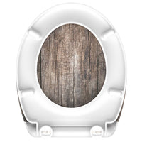 Thumbnail for SCHÜTTE Toilettensitz mit Absenkautomatik OLD WOOD Duroplast Bedruckt