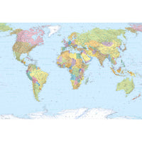Thumbnail for Komar Fotowandbild World Map XXL 368×248 cm XXL4-038
