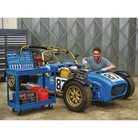Thumbnail for Draper Tools Werkzeugwagen 2 Etagen Blau