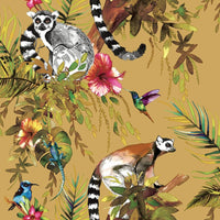 Thumbnail for DUTCH WALLCOVERINGS Tapete Lemur Ocker