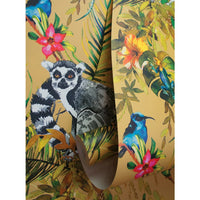 Thumbnail for DUTCH WALLCOVERINGS Tapete Lemur Ocker