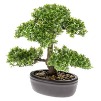 Thumbnail for Emerald Kunstpflanze Bonsai Mini-Ficus Grün 32 cm 420002