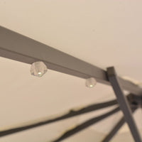 Thumbnail for Sonnenschirm Ampelschirm mit LED-Beleuchtung 300 cm Metallmast