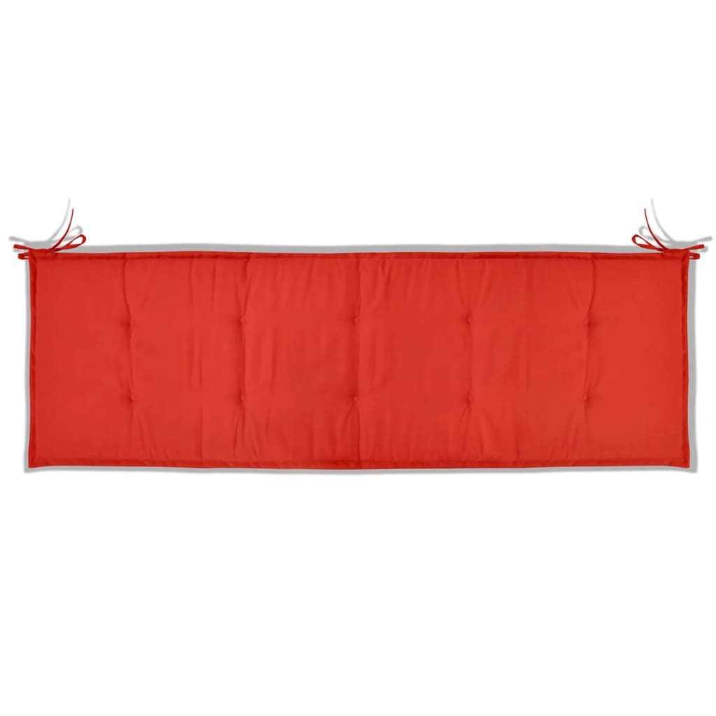 Gartenbank-Auflage Rot 150×50×3 cm