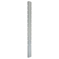 Thumbnail for vidaXL Pfosten für Gabionenzaun Silbern 260 cm Verzinkter Stahl