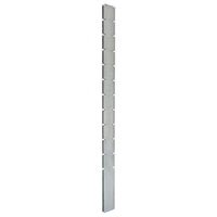 Thumbnail for vidaXL Pfosten für Gabionenzaun Silbern 280 cm Verzinkter Stahl