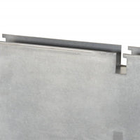 Thumbnail for vidaXL Pfosten für Gabionenzaun Silbern 280 cm Verzinkter Stahl
