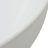 Thumbnail for Waschbecken Dreiecksform Keramik Weiß 50,5 x 41 x 12 cm