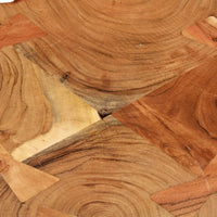 Thumbnail for Couchtisch mit massiver Akazienholz-Scheibe (55-60) x 40 cm