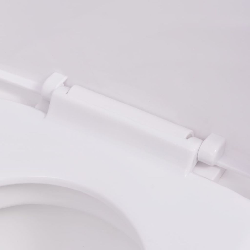 Wandmontierte Toilette Keramik Weiß