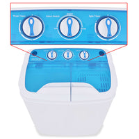 Thumbnail for Mini-Waschmaschine mit Schleuder und 2 Kammern 5,6 kg