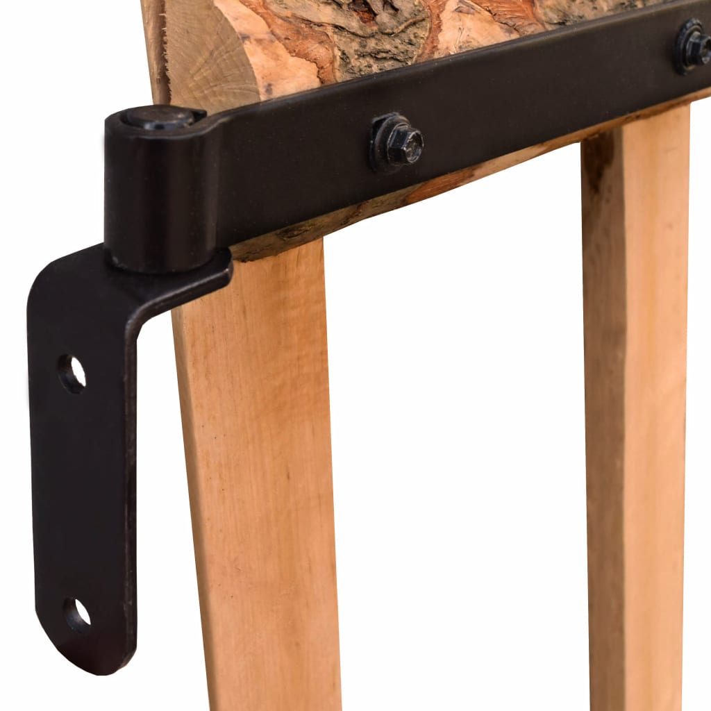 Zauntor Einflügelig Haselnussholz Imprägniert 100×90 cm