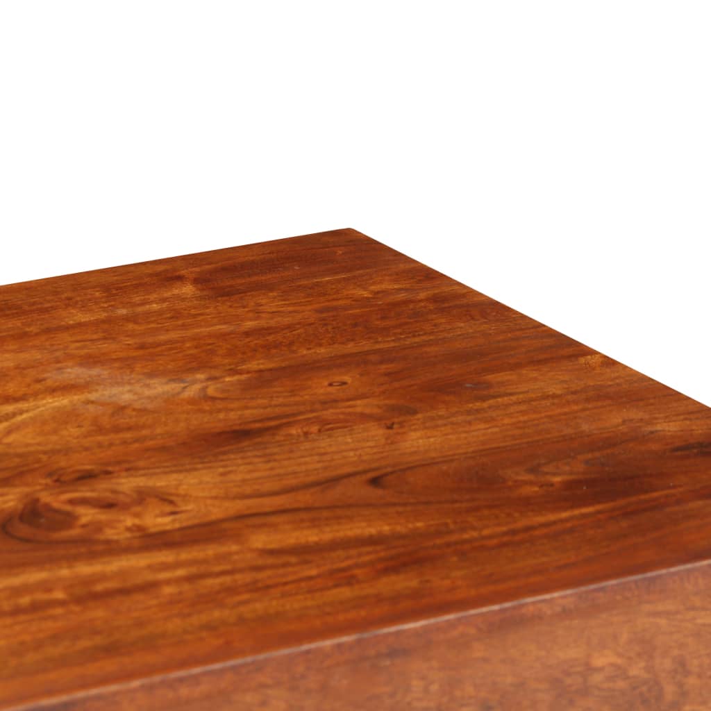 Schreibtisch Massivholz mit Honigfarbenem Finish 110x50x76 cm