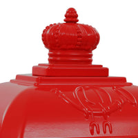 Thumbnail for Säulenbriefkasten Aluminium Vintage-Stil Rostfrei Rot
