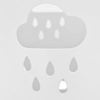 Thumbnail for Regenschirmständer Regenschirm-Motiv Stahl Weiß