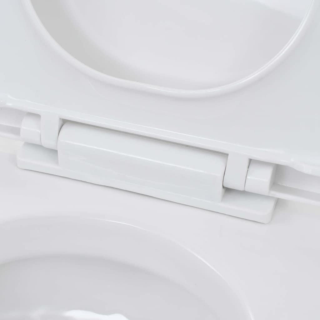 Wand-WC Keramik Weiß