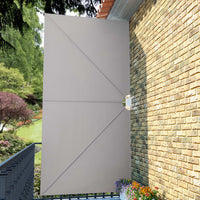 Thumbnail for Faltbarer Terrassen-Seitenfächer Creme 400×200 cm