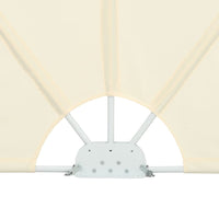Thumbnail for Faltbarer Terrassen-Seitenfächer Creme 400×200 cm