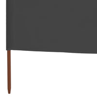 Thumbnail for 6-teiliges Windschutzgewebe 800 x 80 cm Grau