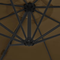 Thumbnail for Ampelschirm mit Stahlmast Taupe 300 cm