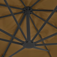 Thumbnail for Ampelschirm mit Aluminium-Mast Taupe 400 x 300 cm
