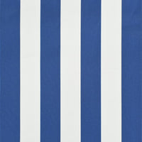 Thumbnail for Einziehbare Markise 350 x 150 cm Blau und Weiß