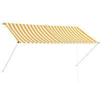Thumbnail for Einziehbare Markise 250×150 cm Gelb und Weiß