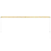 Thumbnail for Einziehbare Markise 400×150 cm Gelb und Weiß
