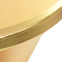 Thumbnail for 2 Stück Stretch-Tischdecken Golden 70 cm