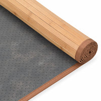 Thumbnail for Teppich Bambus 150×200 cm Braun