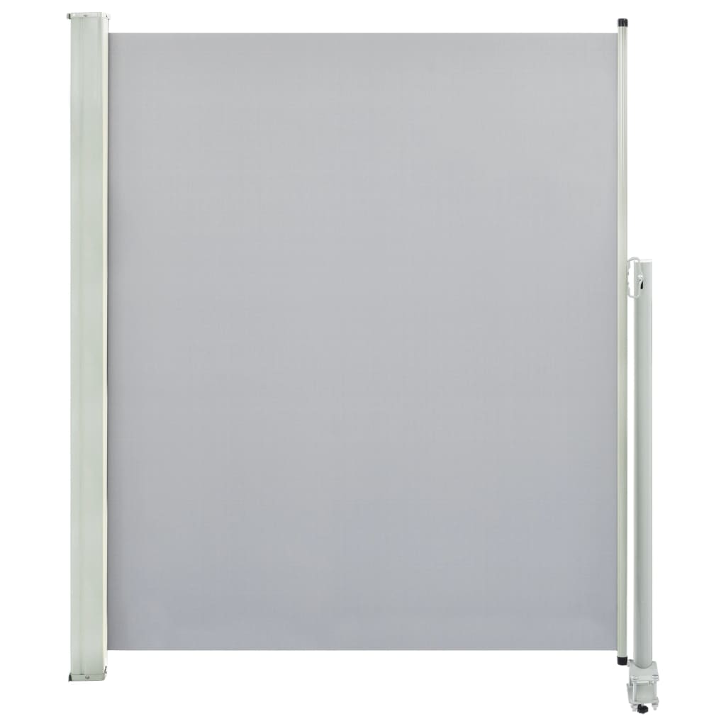Einziehbare Seitenmarkise 160 x 300 cm Grau