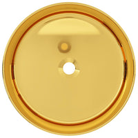 Thumbnail for Waschbecken 40 x 15 cm Keramik Golden