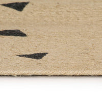 Thumbnail for Teppich Handgefertigt Jute mit Dreiecksmuster 150 cm