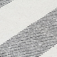 Thumbnail for Überwurf Baumwolle Streifen 220x250 cm Anthrazit
