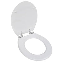 Thumbnail for Toilettensitze 2 Stk. mit Absenkautomatik MDF Weiß
