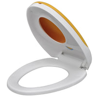 Thumbnail for Toilettensitze mit Absenkautomatik 2 Stk. Kunststoff Weiß/Gelb