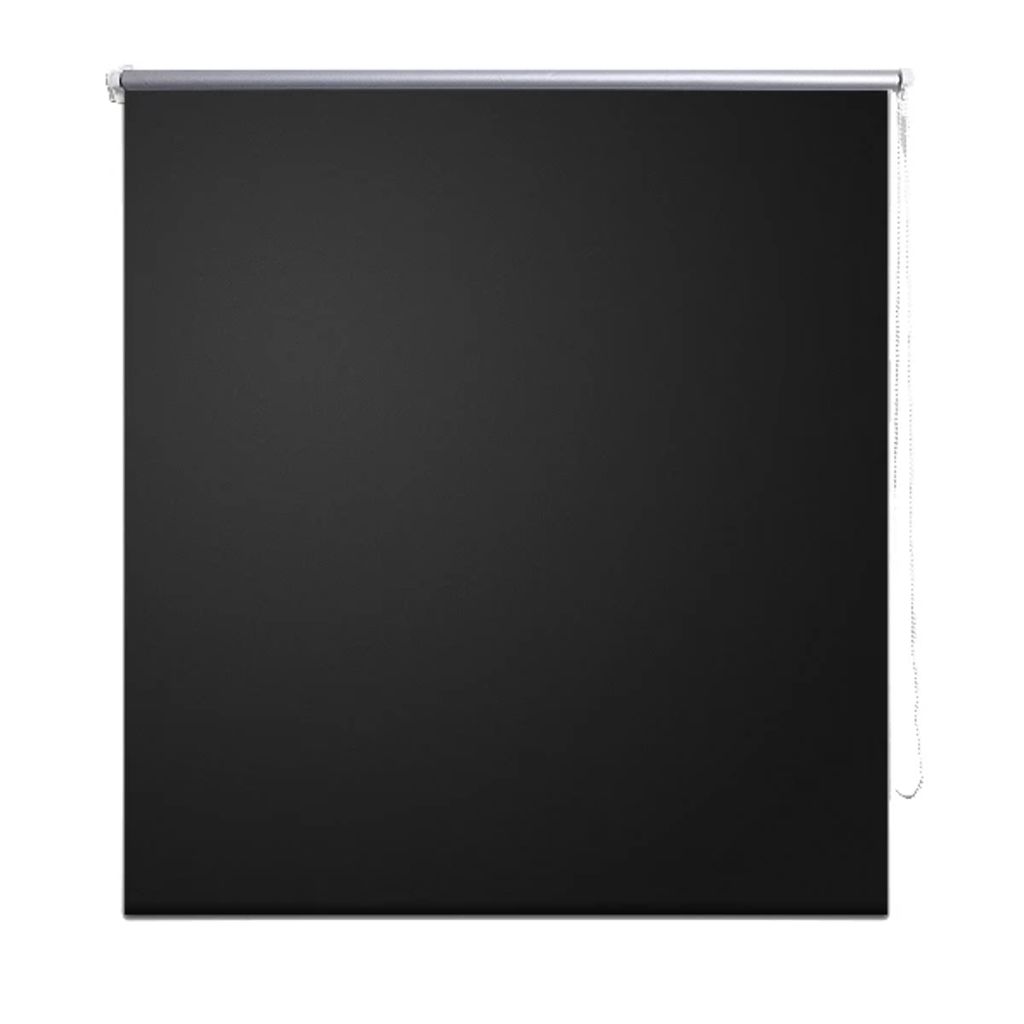 Verdunkelungsrollo 140 x 230 cm schwarz